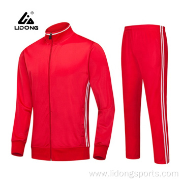 Custom Latest Design Polyester Blue Team Tracksuit